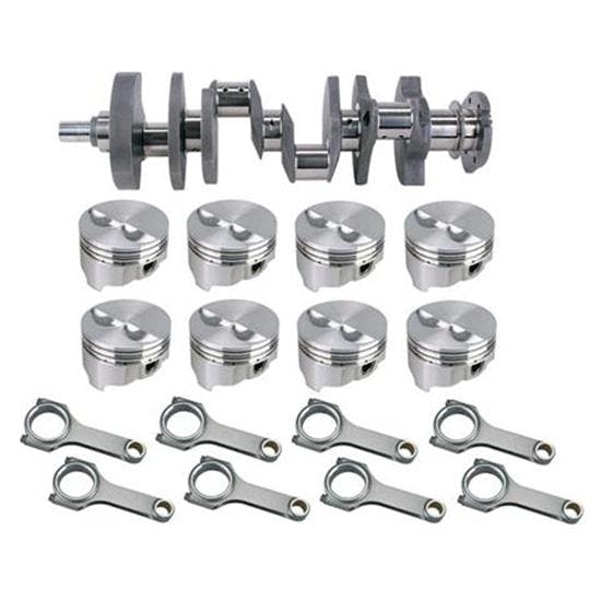 Forged S/B Chevy Rotating Assembly, 434 Dome, 400 Main Journal, 6 Rod