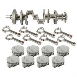 Light Forged SB Chevy Rotating Assembly, 350 Dome, 5.7 In Rods
