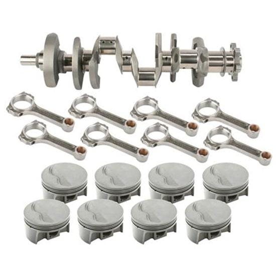 Light Forged SB Chevy Rotating Assembly, 383 Dome, 6 In Rods