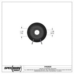 Speedway Small Body Bump Rubber Cup