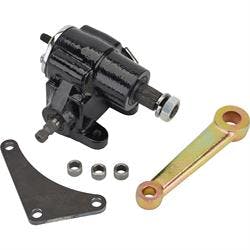 Vega Style Cross Steering Gear Box Combo Kit, Manual, New, Black