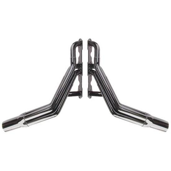 Schoenfeld 155V Stock Clip Small Block Chevy Headers, Standard Port