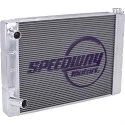 Speedway Double Pass Aluminum Radiator, Ford-Mopar