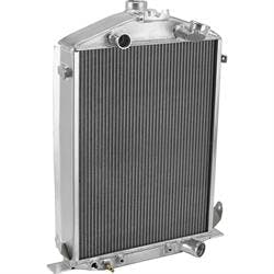 1932 Ford Aluminum Radiator, Chevy Engine, Stock Height