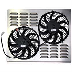 Dual 10 Inch Fan Shroud Combo, 22 W x 17 H