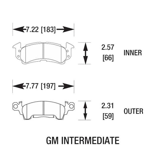 Stage 1 Disc Brake Upgrade Kit for 1970-78 GM, Hawk DTC-30 Pads