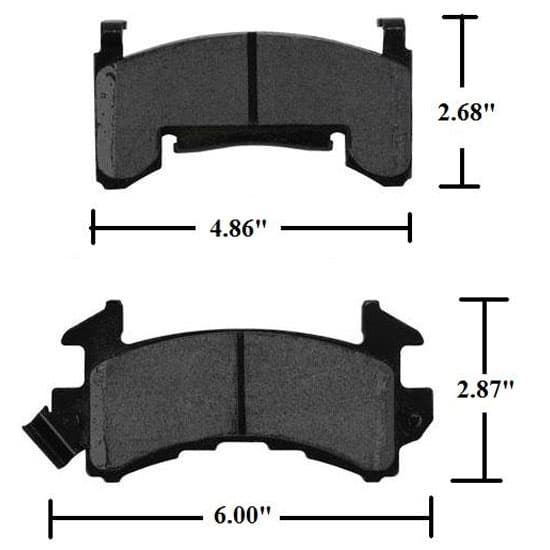 GM Metric 1978-Up Soft Street Brake Pads