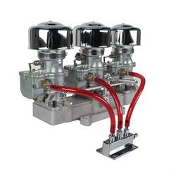 Three Plain 9 Super 7® Carbs to 4-Bbl Intake Manifold Adapter Kit