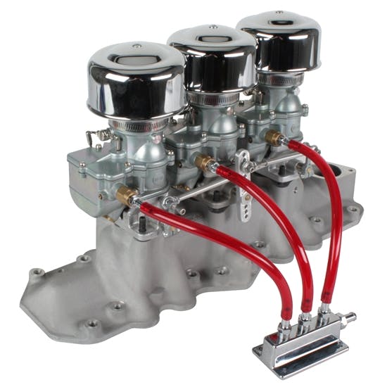 9 Super 7® 3x2 Carb/Offy Intake Manifold Kit, 1932-41 Flathead