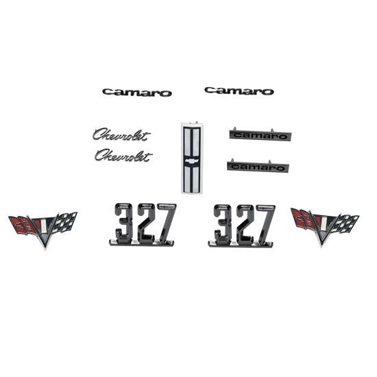 1967 Camaro 327 Standard Emblem Kit