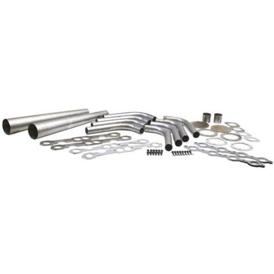 GM LS1 Lake Style Header Kit, 1-5/8 Tube, 3-1/2 Inch Cone