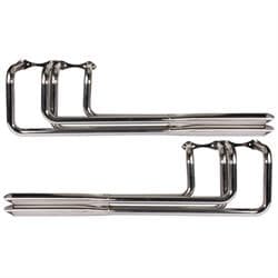 Speedway Small Block Chevy V8 Polished Stainless Steel Shotgun Headers