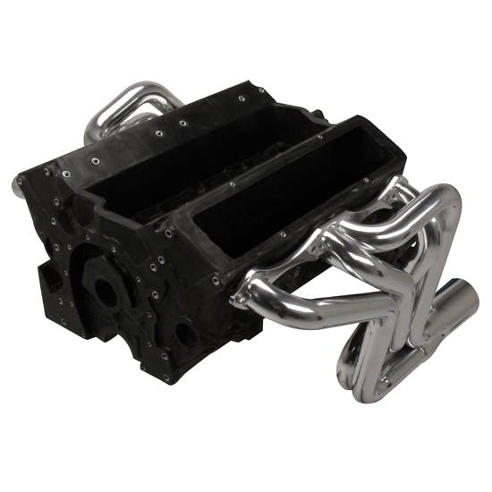 Speedway Small Block Chevy Street Stock Headers, AHC Coated