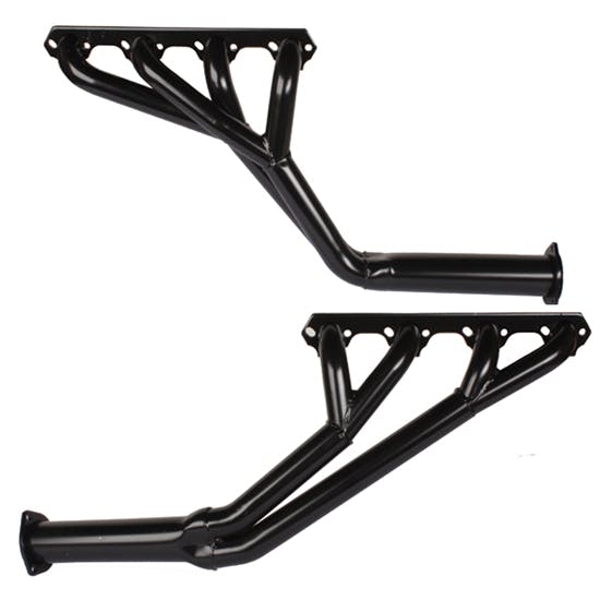 Patriot Exhaust H8426 1964-70 Mustang Tri-Y Headers, Plain Steel, BLK