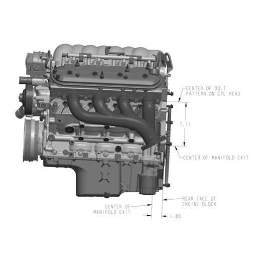 Hooker Headers 8501HKR LS Cast Iron Exhaust Manifolds