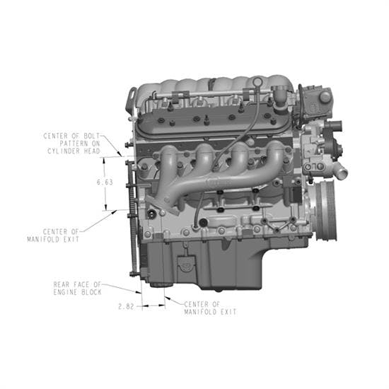 Hooker Headers 8501HKR LS Cast Iron Exhaust Manifolds