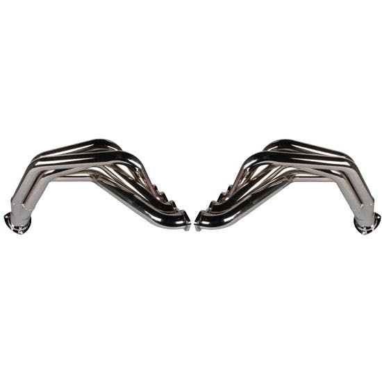Big Block Chevy Fenderwell Headers for 1955-57 Chevy, Chrome