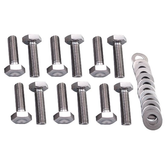 TI64 147 Titanium Hex Fuel Top Plate Bolt Kit, Sprint Racing