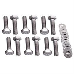 TI64 147 Titanium Hex Fuel Top Plate Bolt Kit, Sprint Racing
