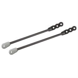 HRP Adjustable Tubular Chromoly Nose Wing Straps-Maxim, 6 - 7-1/2 Inch