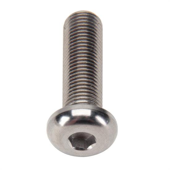 Titanium Button Head Bolt, 3/8 Inch x 24
