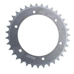 Aluminum Rear Sprocket, 5.25 Inch Bolt Circle