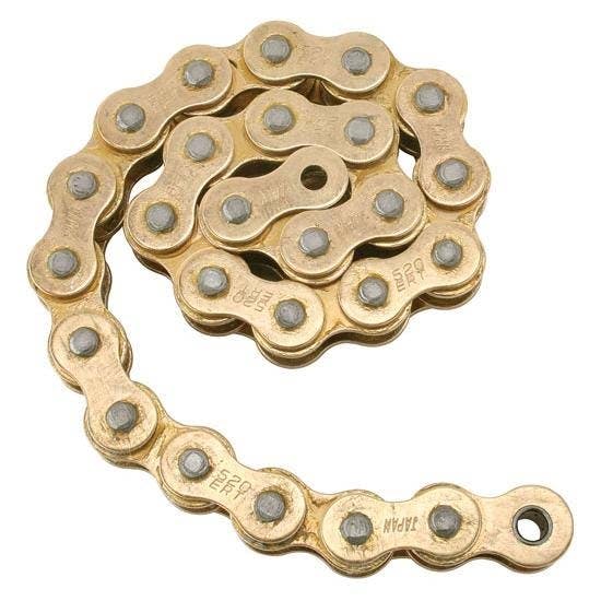 Speedway Micro-Sprint Racing 520 Gold Drive Chain, 120 Links