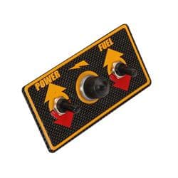 Viper Pipes DD-DASH003RC Starter 3 Switch Panel, Micro Sprint