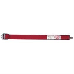 Garage Sale - Simpson Red 27 In. Single Anti-Sub Racing Seat Belt, Cam Lock, 2 Wide