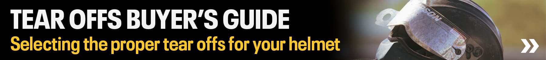 Tear Offs Buyer's Guide - Selecting the Proper Tear Offs for Your Helmet