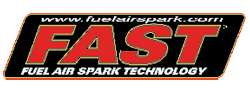 Brand logo for FAST Fuel Air Spark Technology Air and Fuel Delivery