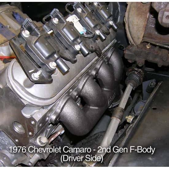 Hooker 8501-4HKR GM LS Exhaust Manifold. Titanium Ceramic Finish