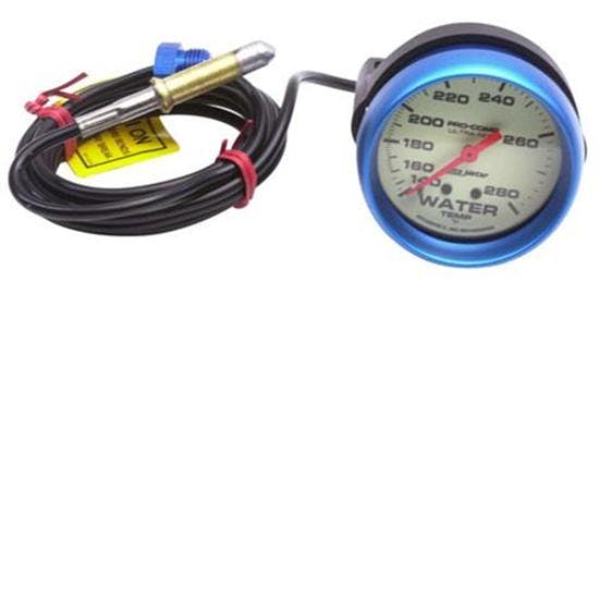 AutoMeter 4535 2-5/8 Inch Water Temperature Gauge,Ultra-Nite Glow