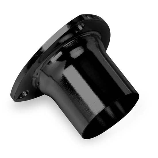 Flowtech 11701FLT Tight Fit Block Hugger Header, BB Chevy, Black Paint