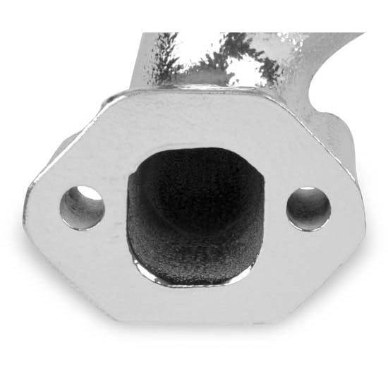 Flowtech 11704-2FLT SB Chevy Rams Horn Exhaust Manifold, Chrome Finish