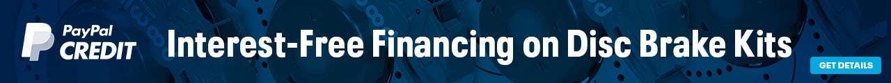 Interest-Free Financing on Disc Brake Kits