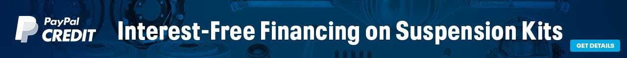 Interest-Free Financing on Suspension Kits