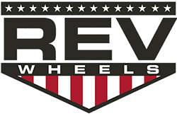 Brand logo for Rev Wheels 587 Series