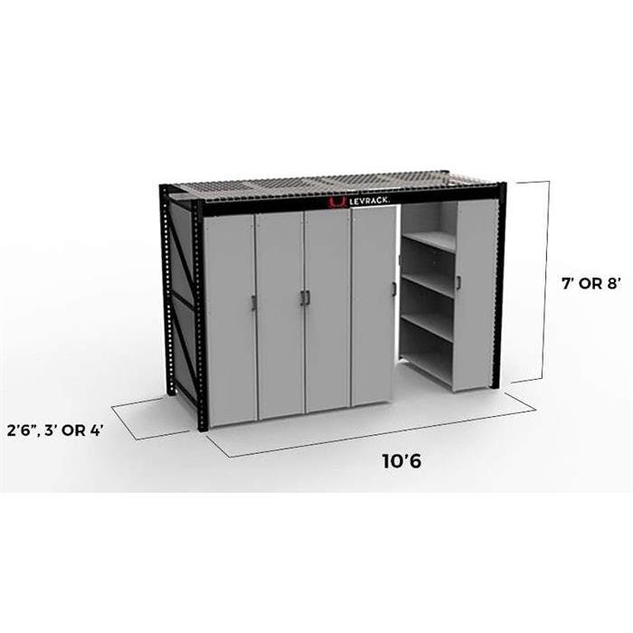 Levrack The 10-Foot Levrack, 8,500 lbs. Capacity, Stealth Gray