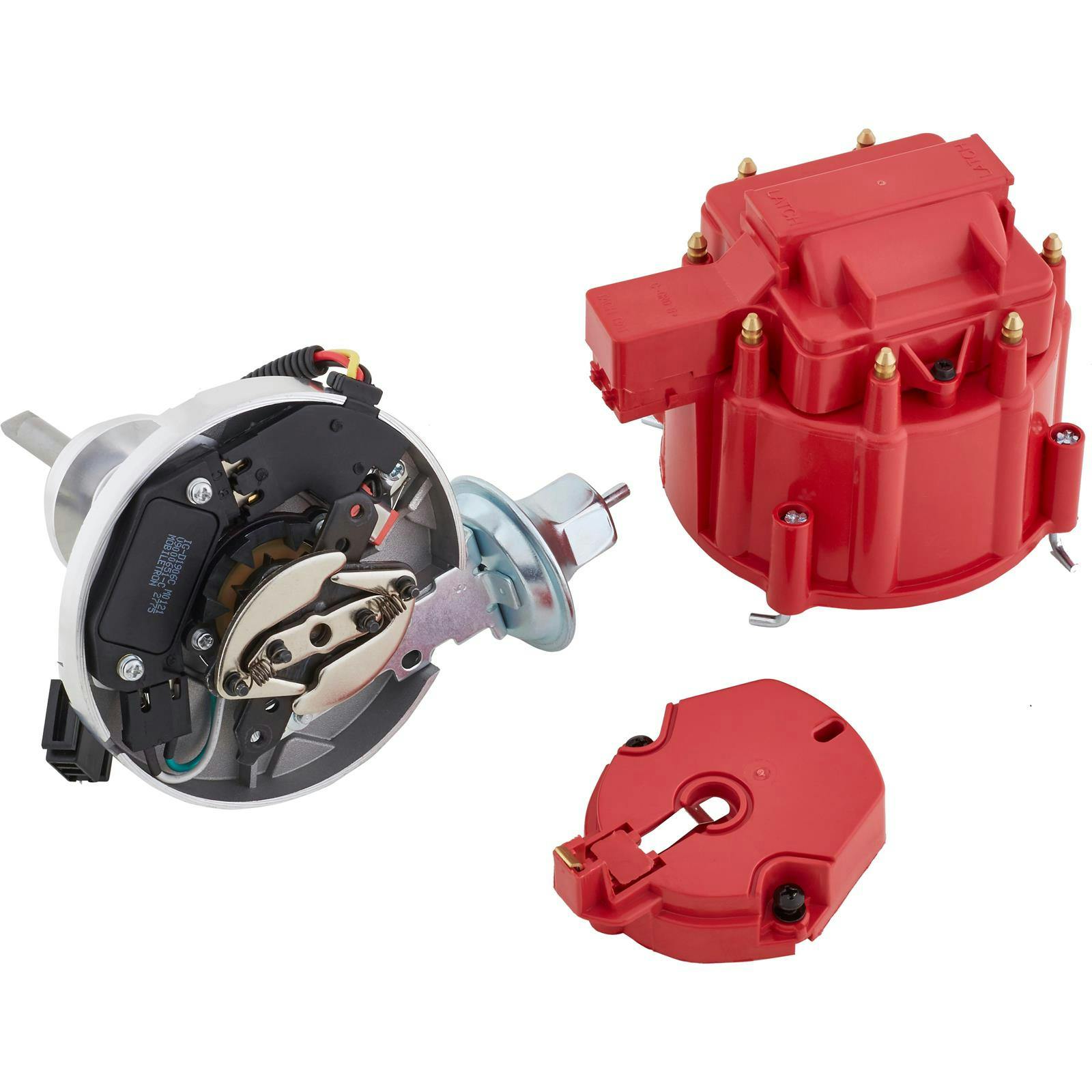 HEI Distributor, Chrysler 318/360 V8, Red