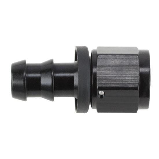 Black Socketless Push-On Hose End Fittings, AN10, Straight/45/90