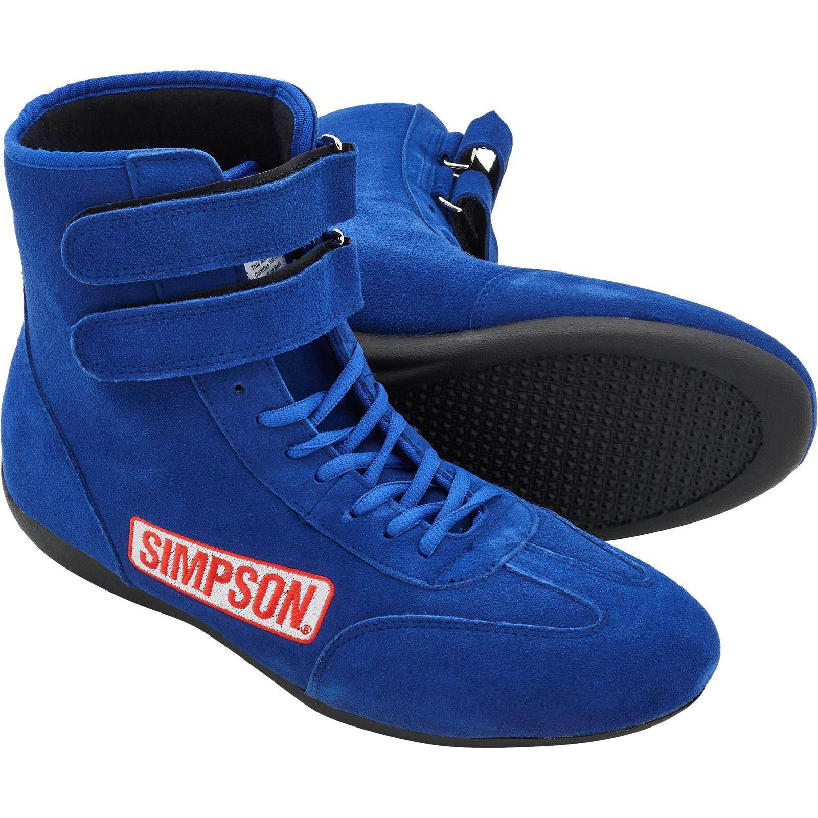 Simpson Suede Leather Hightop Racing Shoes