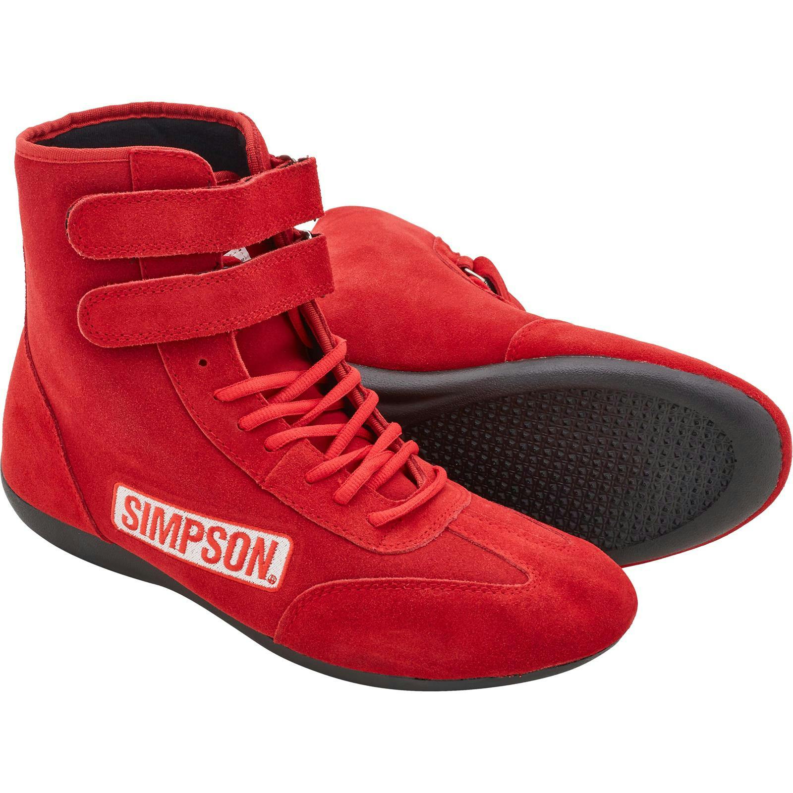 Simpson Suede Leather Hightop Racing Shoes