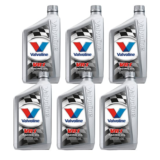 Valvoline 822347 VR1 Racing Oil, 20W50, 6 Quart