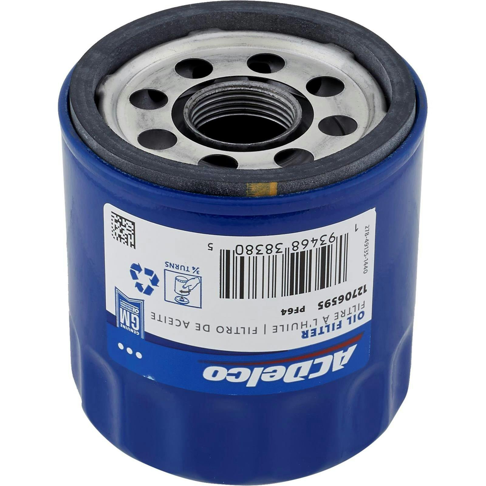 Mobil 1 0W40 Dexos R 12 Quart Oil/AC Delco PF64 Filter Change Kit