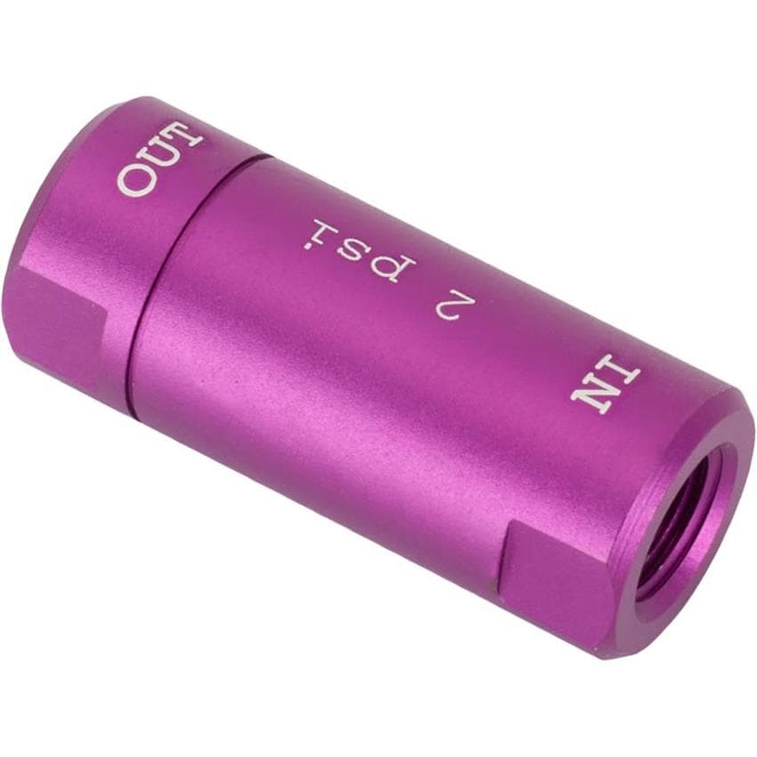 Speedway Disc Brake Residual Valve, 2 PSI, Purple