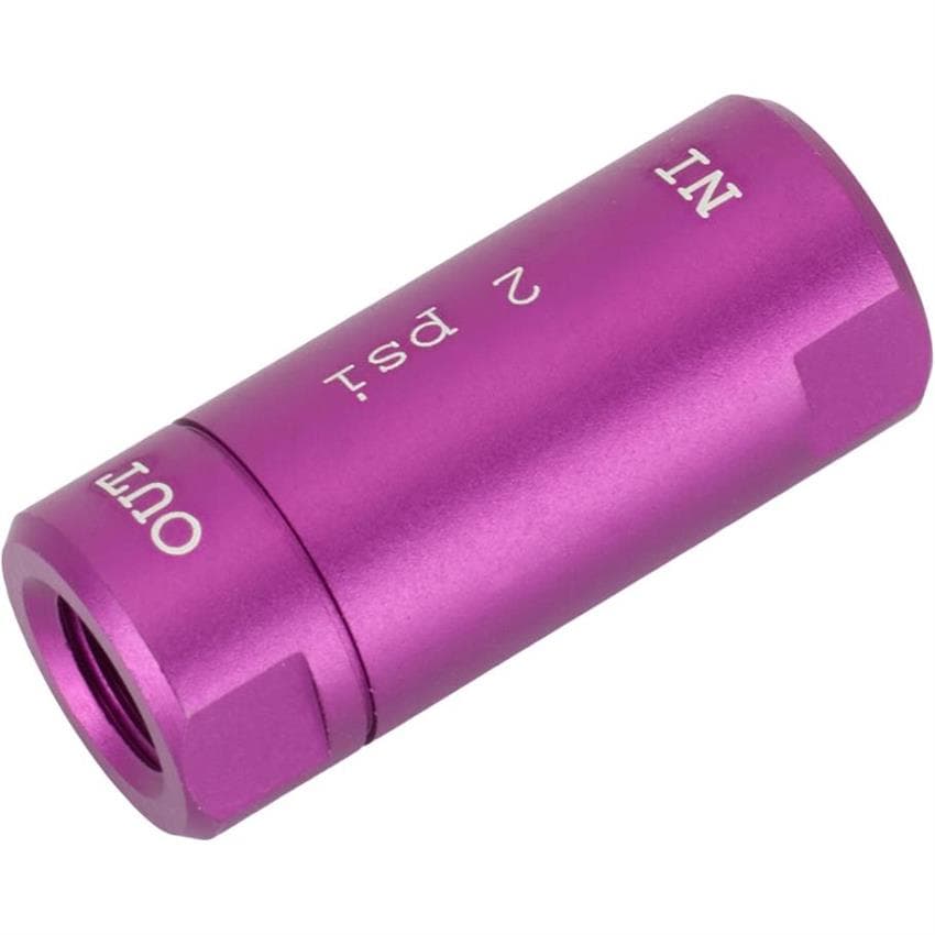 Speedway Disc Brake Residual Valve, 2 PSI, Purple