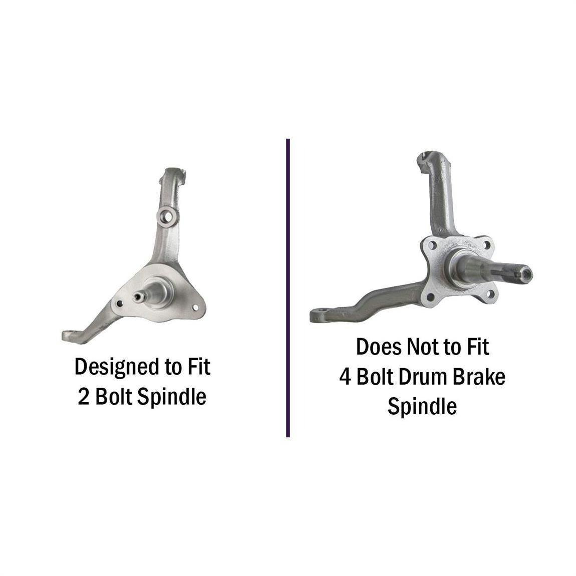 1957-1968 Full-Size Ford Front Disc Brake Kit