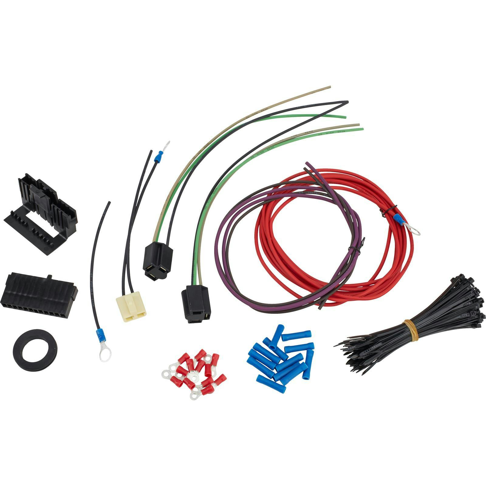 Simple 12 Circuit Wiring Harness Kit with 12v Fuse Block