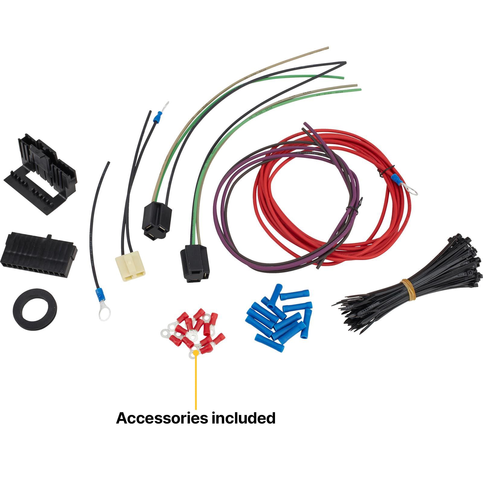Simple 12 Circuit Wiring Harness Kit with 12v Fuse Block